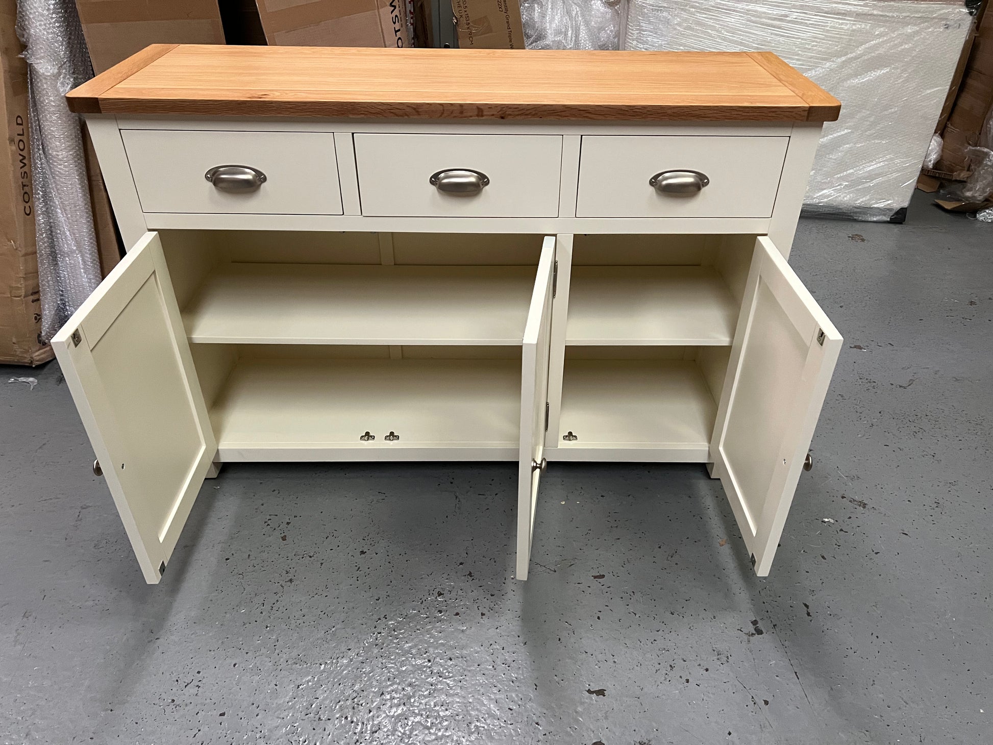 Sussex Cotswold Cream Large Sideboard furniture delivered
