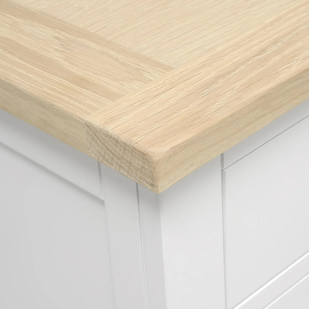 Set of 2 x CHESTER PURE WHITE
3 Drawer Bedside Tables Quality Furniture Clearance Ltd