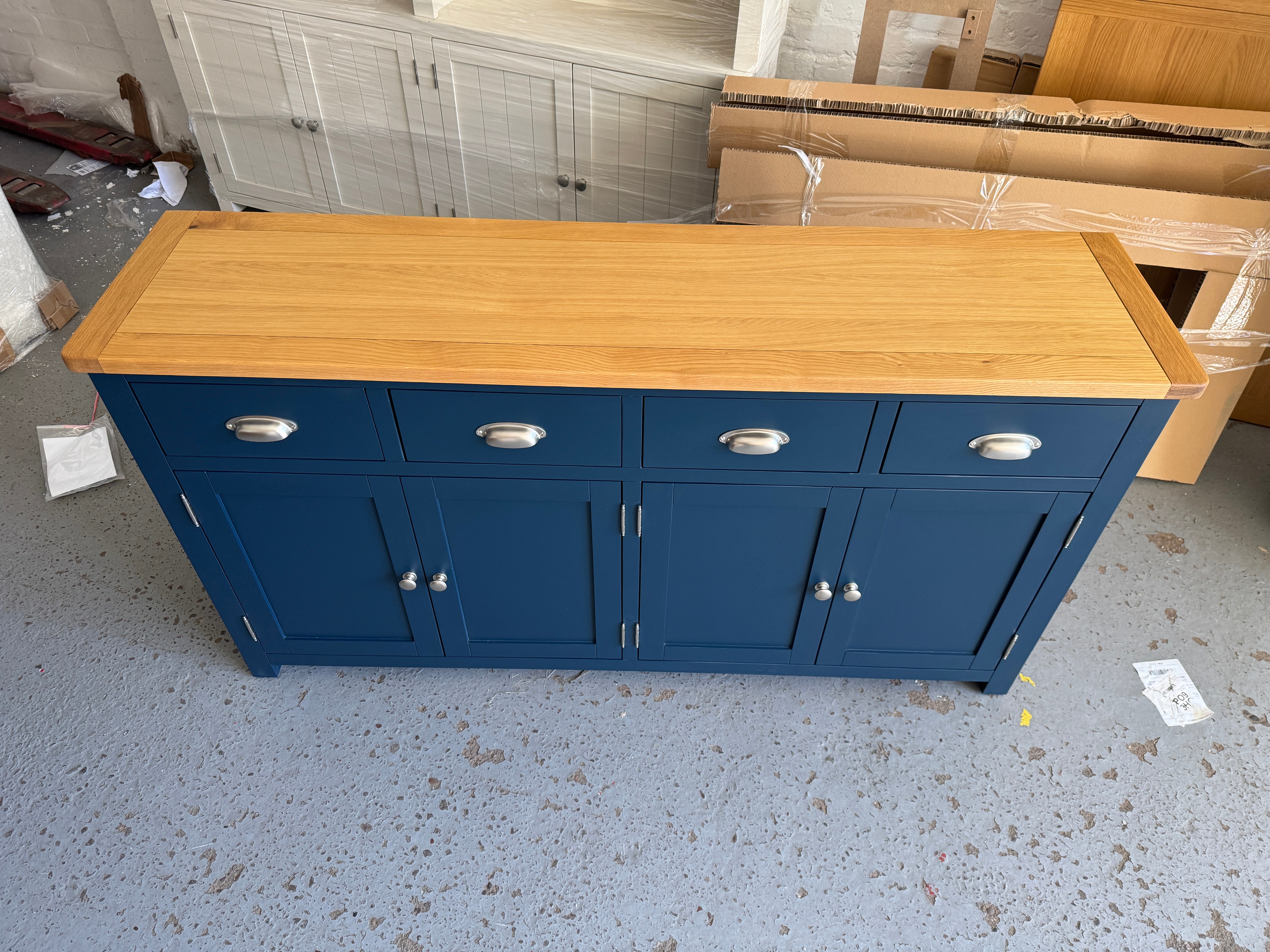 SUSSEX MIDNIGHT BLUE Extra Large Sideboard furniture delivered