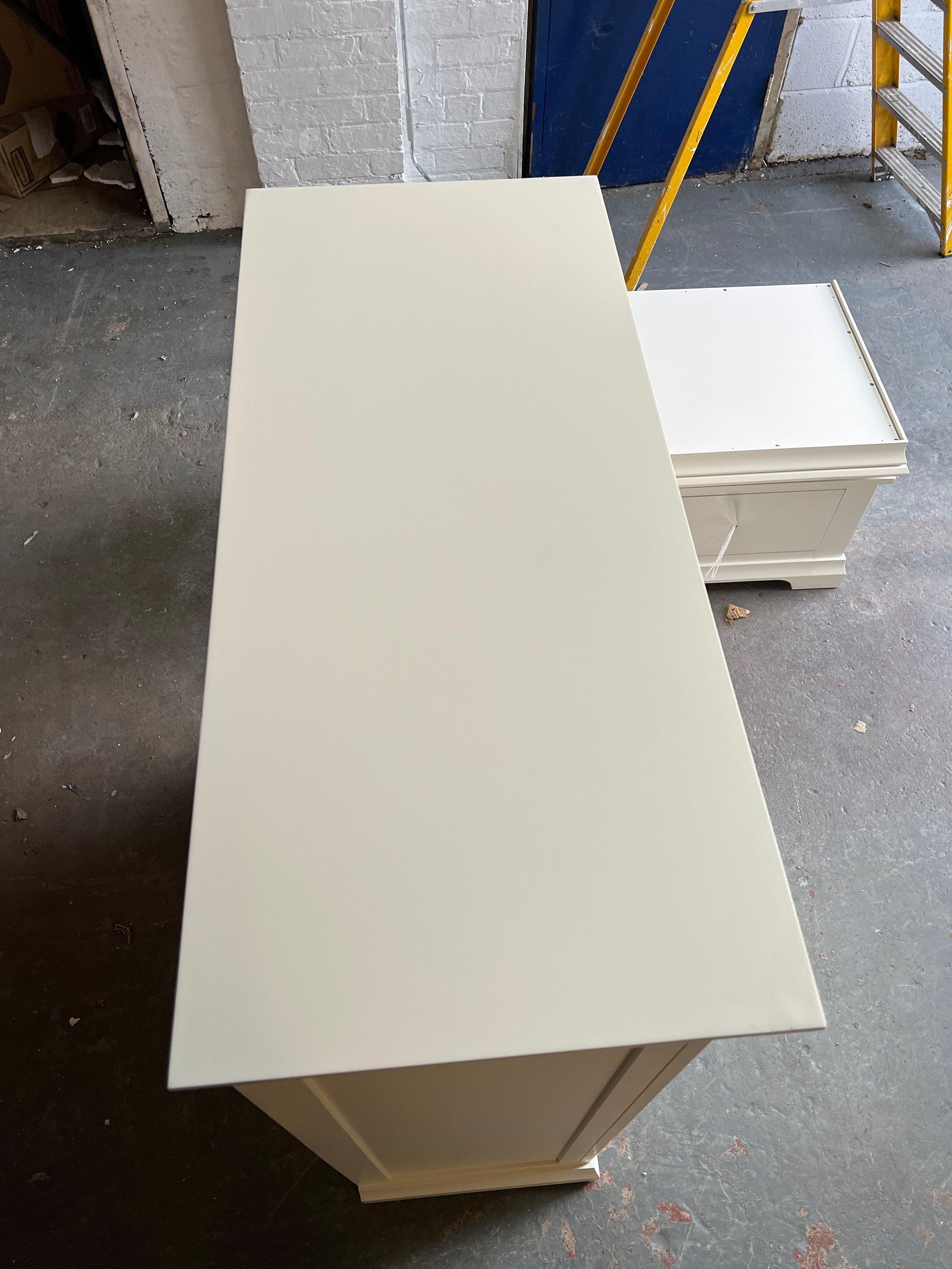 CHANTILLY WARM WHITE Tall 6 Drawer Chest Quality Furniture Clearance Ltd