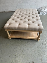 Load image into Gallery viewer, CLOVER
Rectangular Coffee Table with Shelf- Stone Linen Quality Furniture Clearance Ltd
