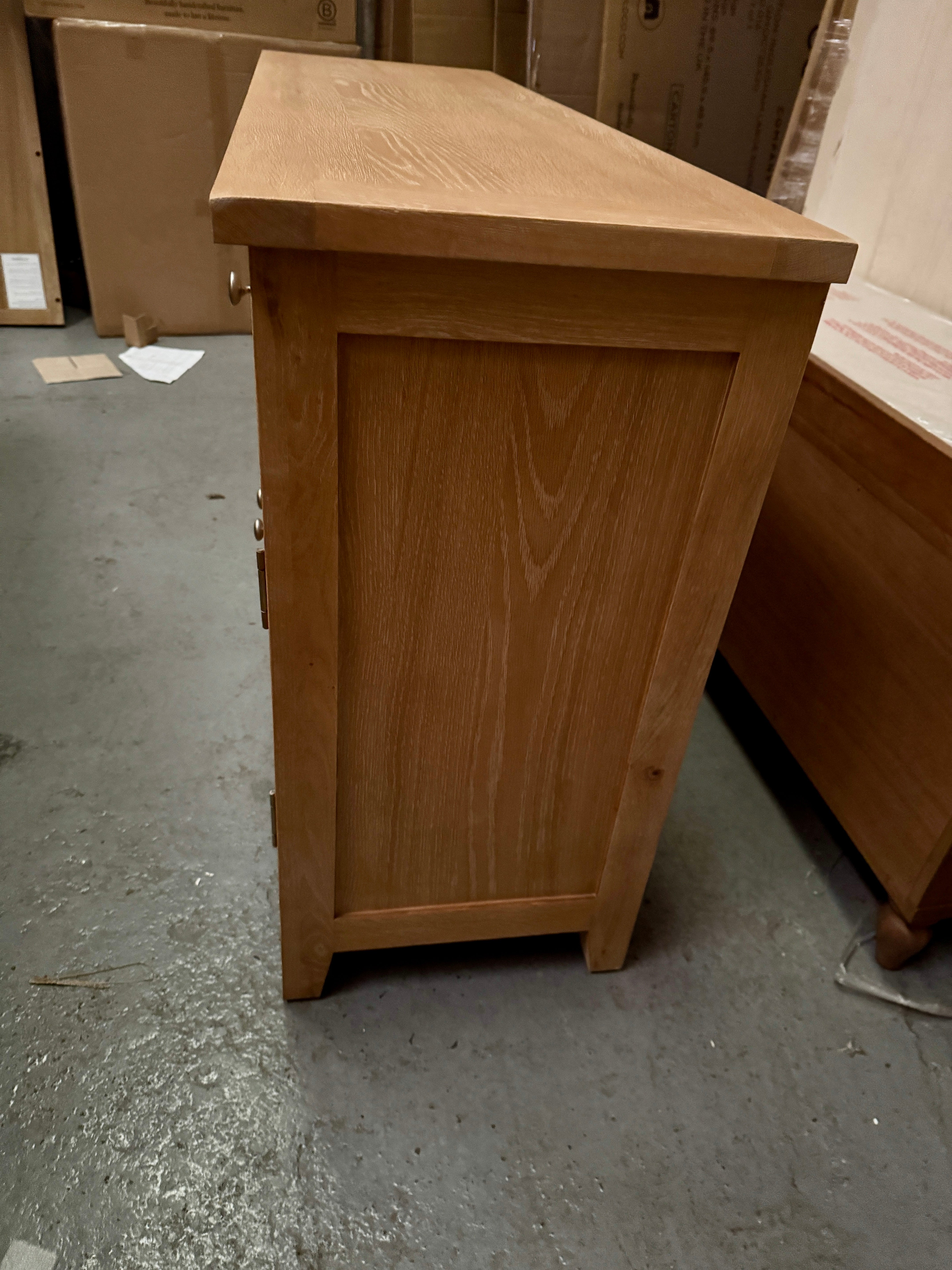 Inglesham Whitewash Oak Large Sideboard Quality Furniture Clearance Ltd