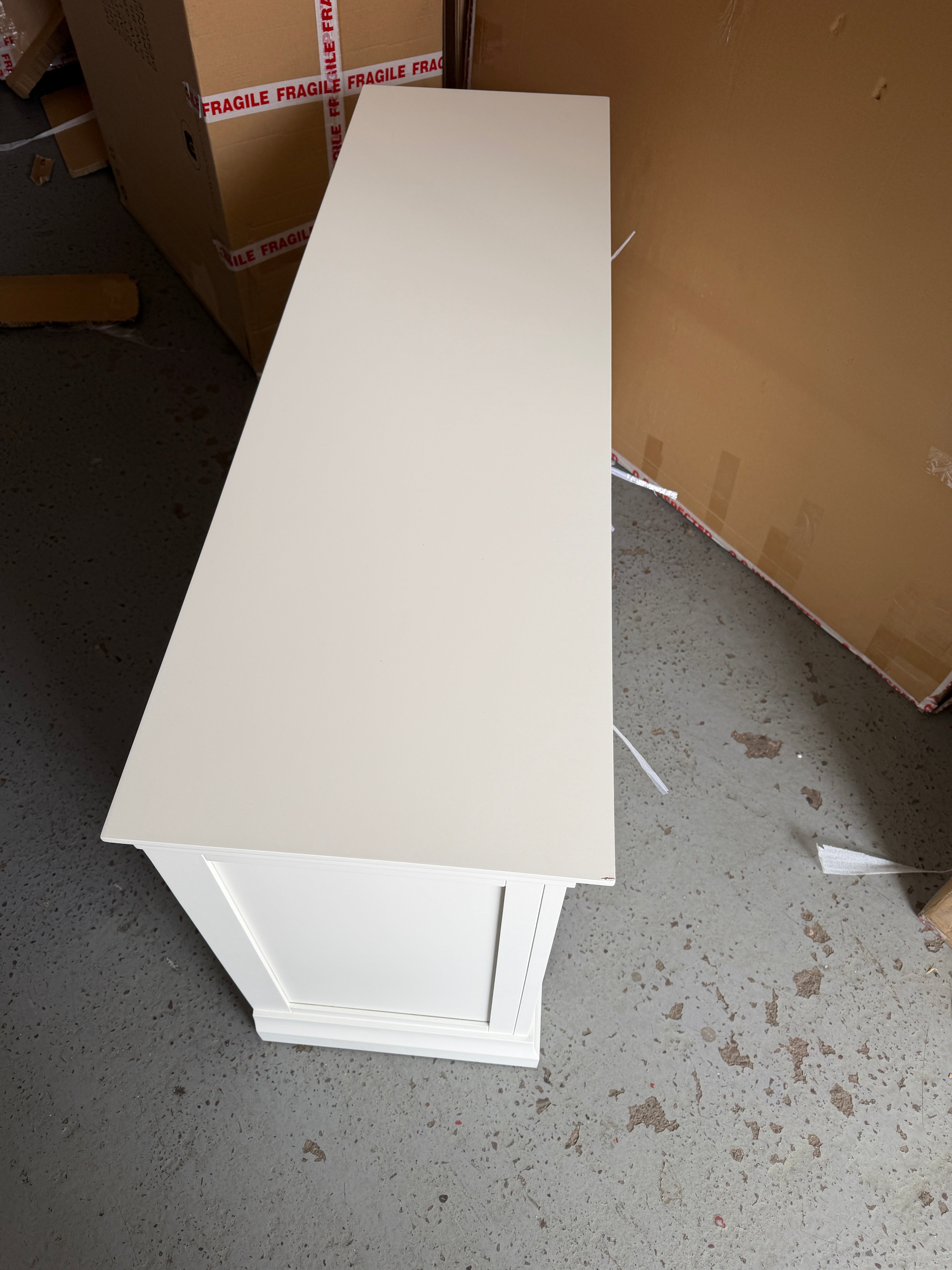 CHANTILLY WARM WHITE
7 Drawer Wide Chest furniture delivered