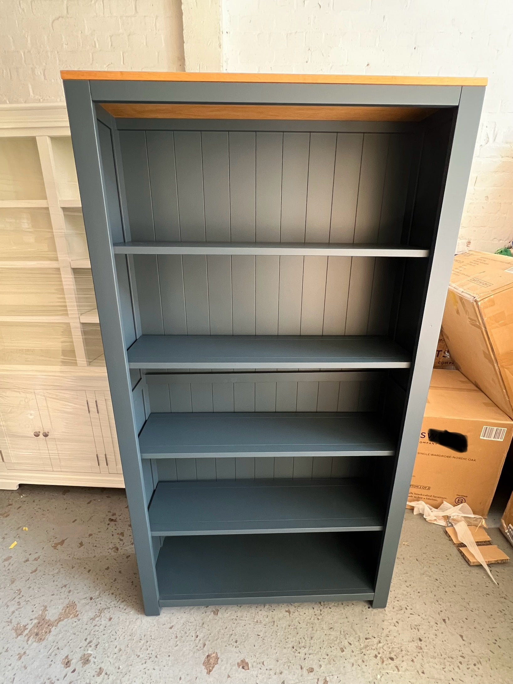 CHALFORD INKY BLUE
Large Bookcase Quality Furniture Clearance Ltd