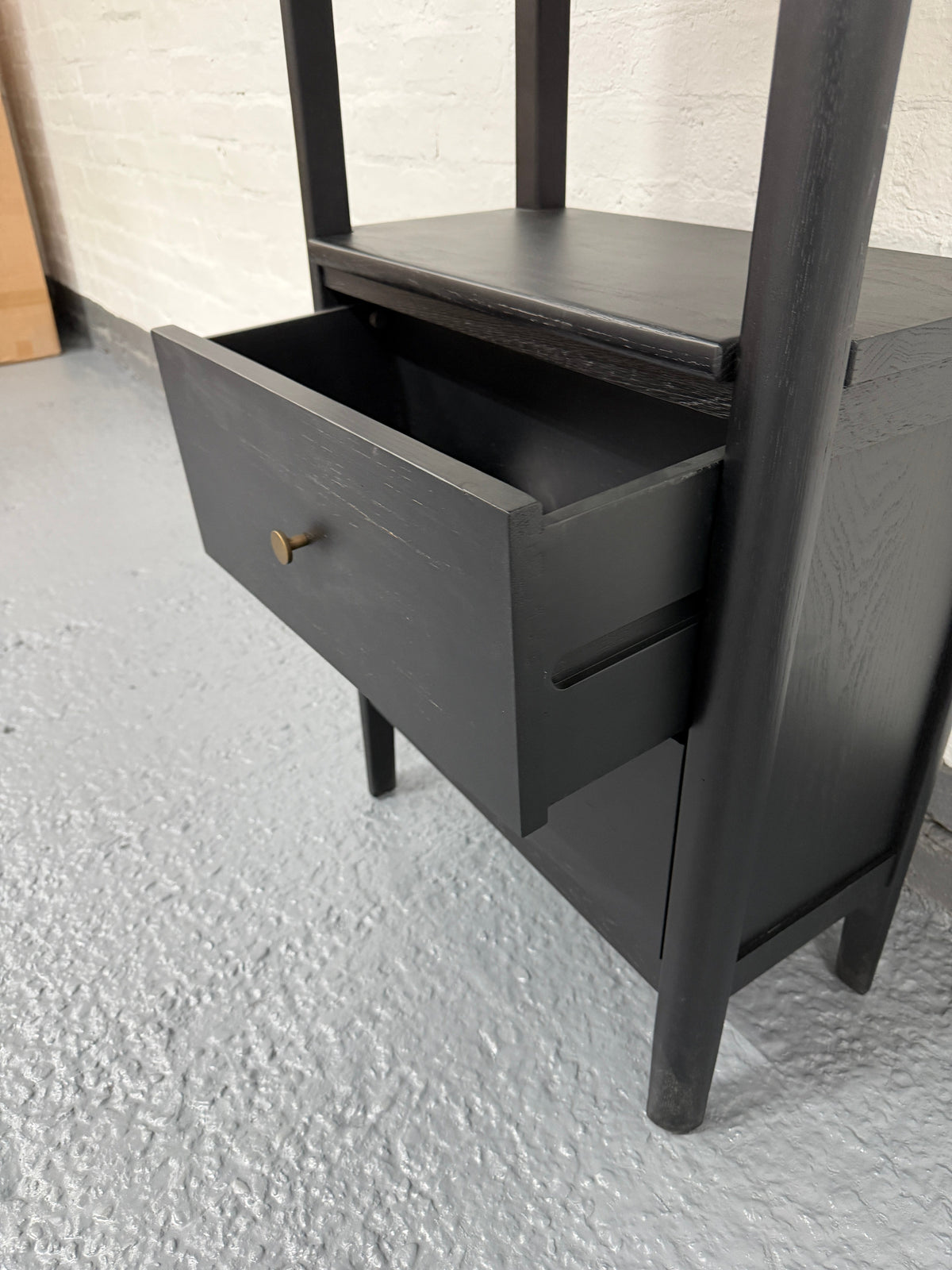 BERKELEY BLACK OAK
Slim Open Bookcase Quality Furniture Clearance Ltd