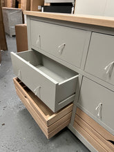Load image into Gallery viewer, CHESTER DOVE GREY
Breakfast Bar Island and Stools Set Quality Furniture Clearance Ltd
