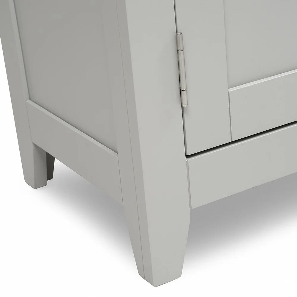 Chester Dove Grey 3 Door Hallway Cloakroom Quality Furniture Clearance Ltd