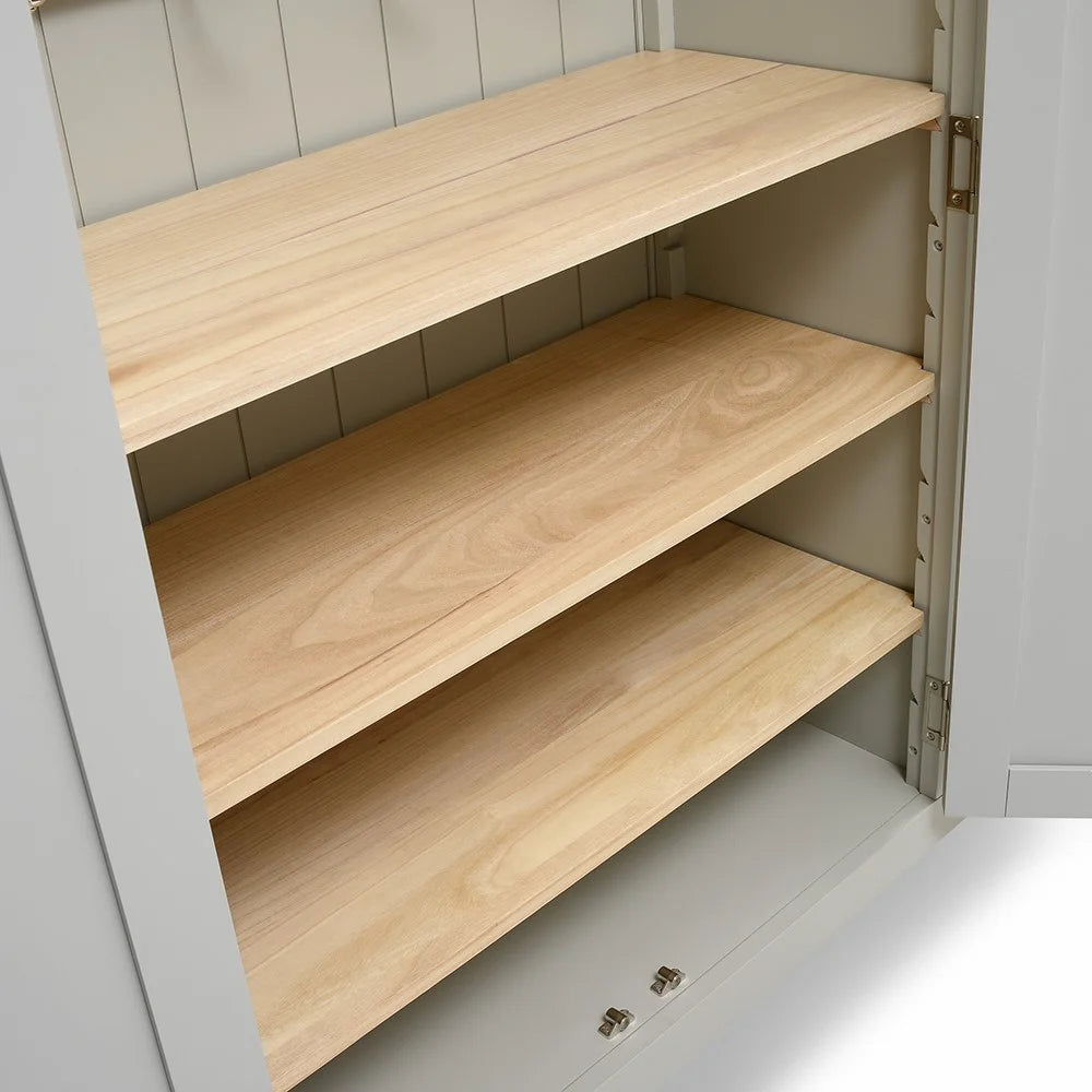 Chester Dove Grey 3 Door Hallway Cloakroom Quality Furniture Clearance Ltd