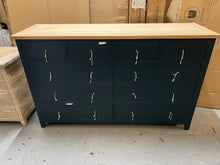 Load image into Gallery viewer, Chester Midnight Blue 10 Drawer Chest Quality Furniture Clearance Ltd
