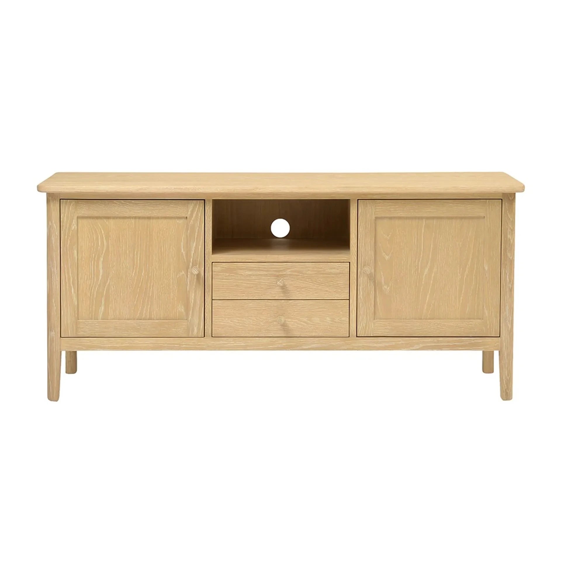 BERKELEY NORDIC OAK
Large TV Unit 60" Quality Furniture Clearance Ltd