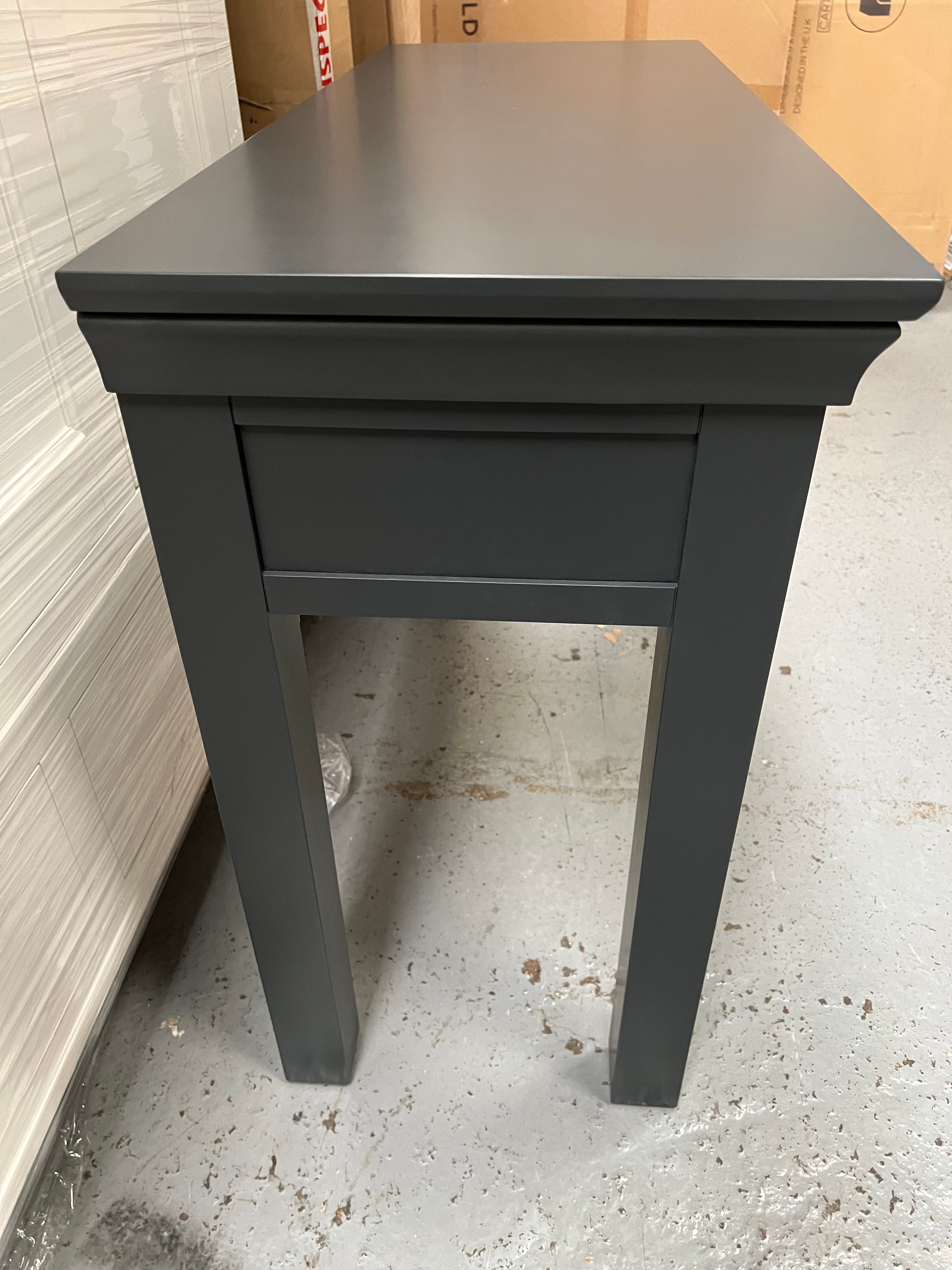 Dusky Black Console Desk furniture delivered