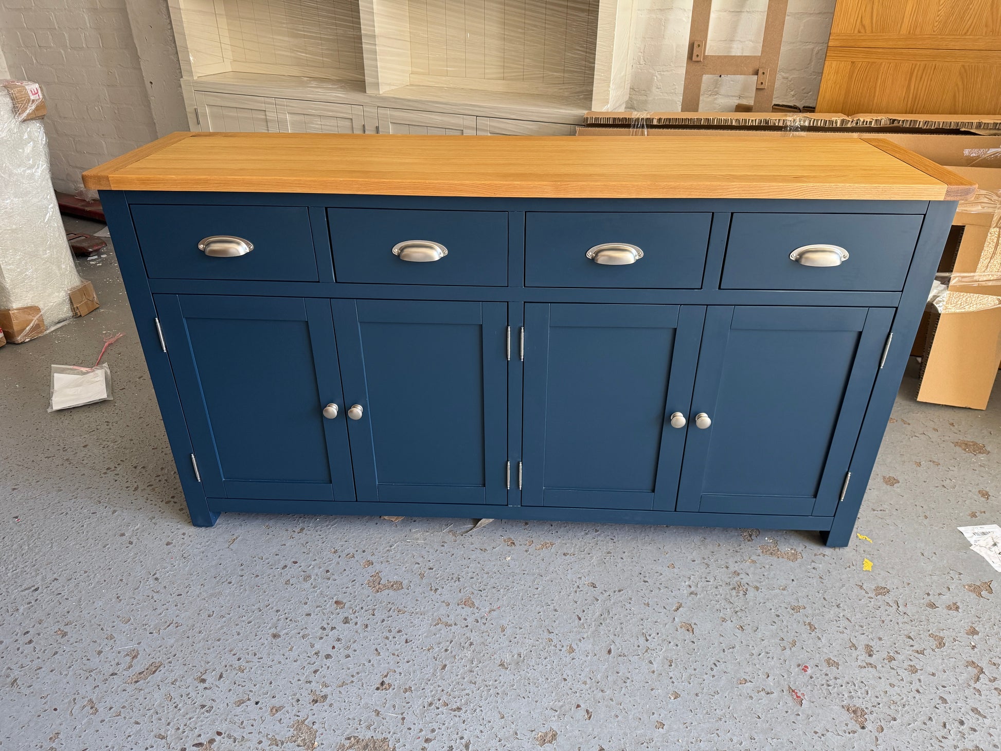 SUSSEX MIDNIGHT BLUE Extra Large Sideboard furniture delivered