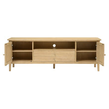 Load image into Gallery viewer, BERKELEY NORDIC OAK
Extra Large TV Unit 75&quot; Quality Furniture Clearance Ltd
