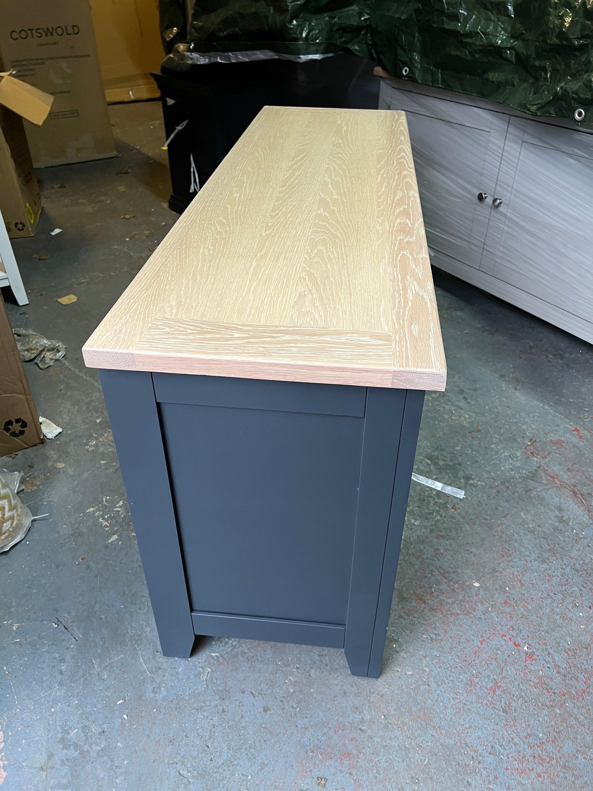 Chester Charcoal tv media unit Quality Furniture Clearance Ltd