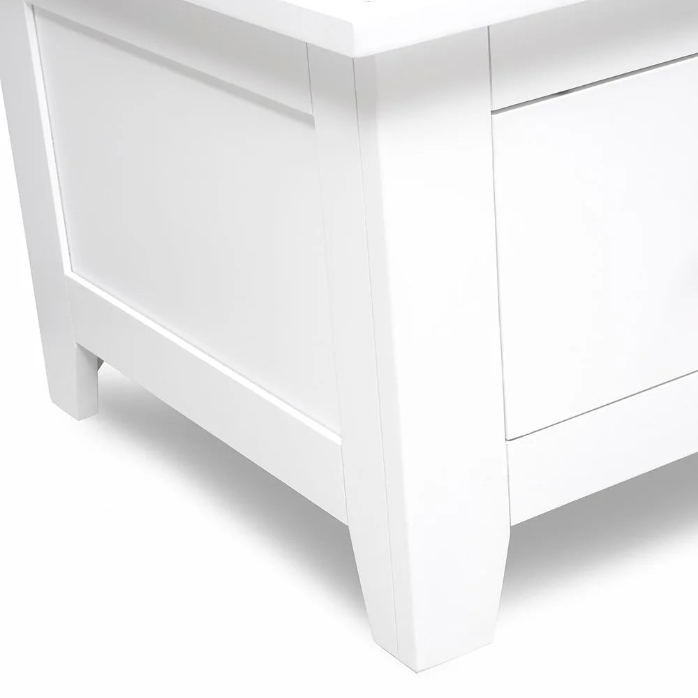 Chester Pure White Double Wardrobe furniture delivered