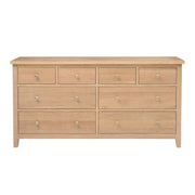 INGLESHAM WHITEWASH OAK
8 Drawer Wide Chest Quality Furniture Clearance Ltd