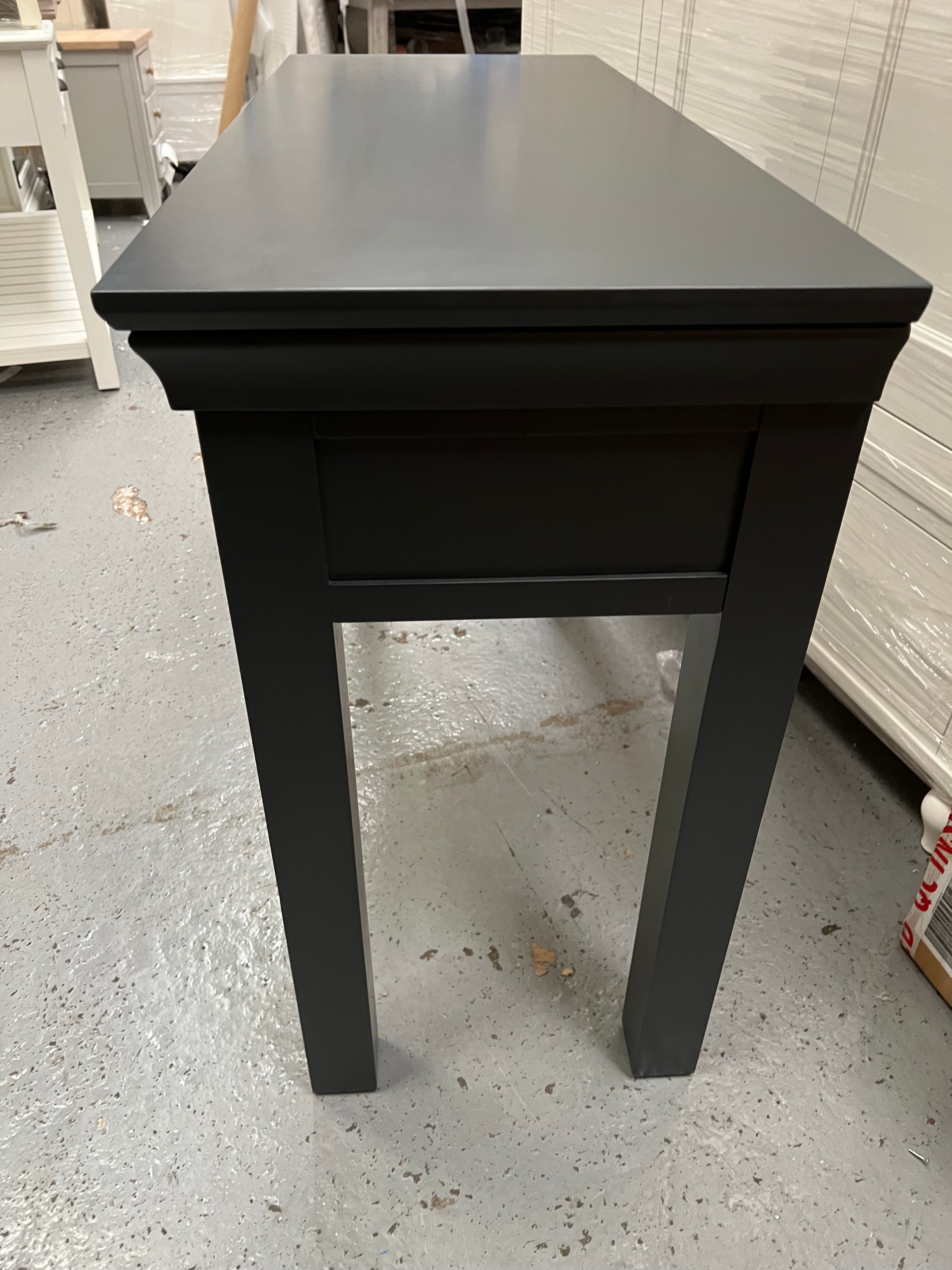 Dusky Black Console Desk furniture delivered