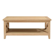 INGLESHAM WHITEWASH OAK Coffee Table Quality Furniture Clearance Ltd