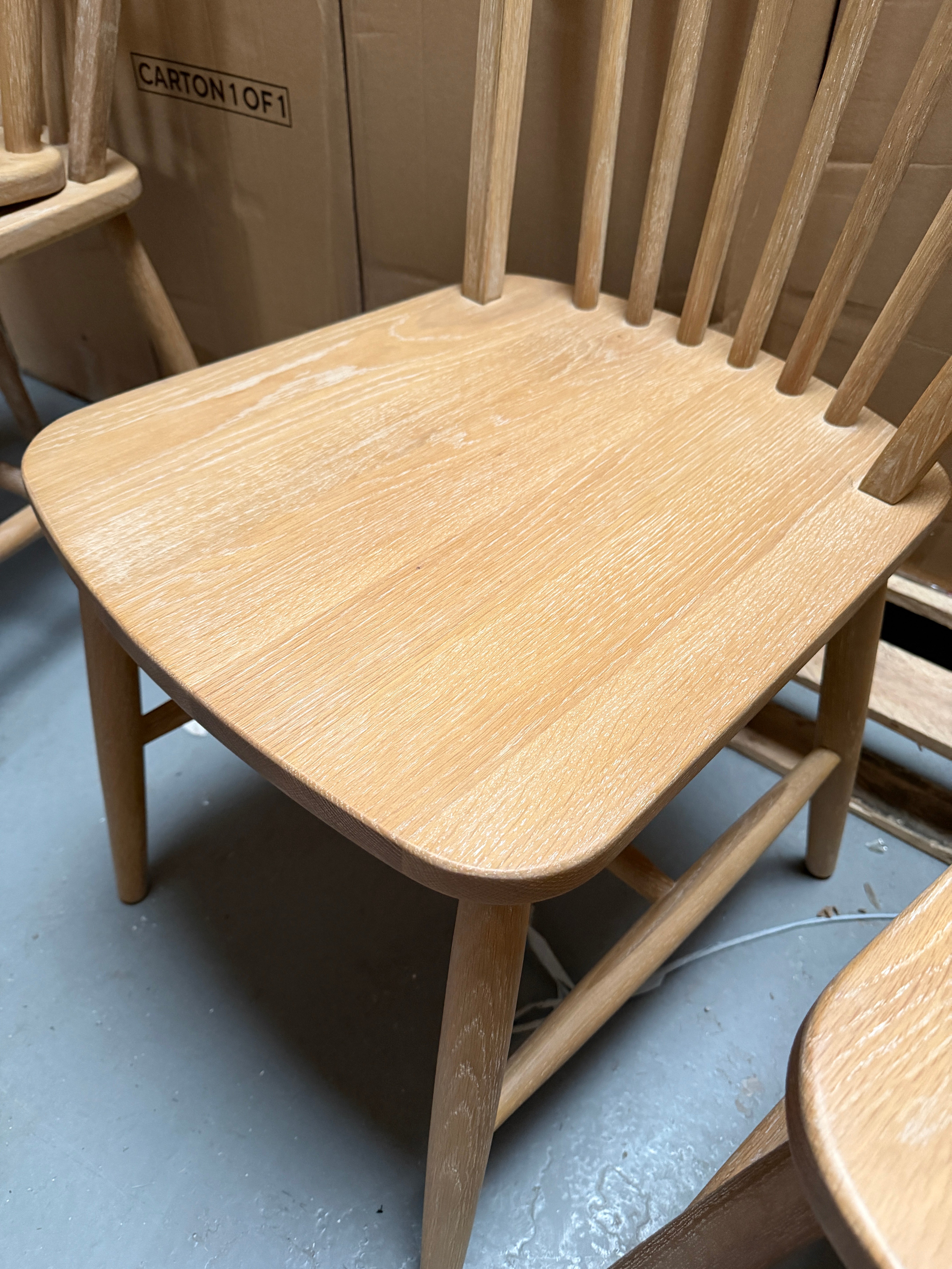 BERKELEY NORDIC OAK
Set of 4 Dining Chairs Quality Furniture Clearance Ltd