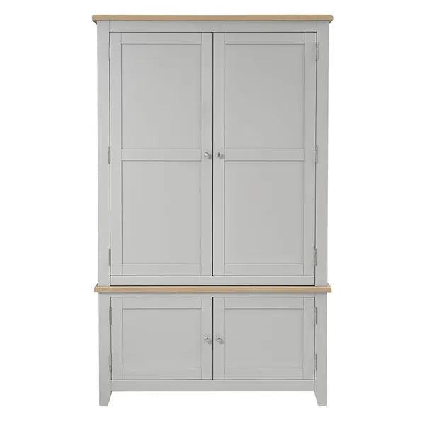 CHESTER DOVE GREY Hideaway Home Office Quality Furniture Clearance Ltd