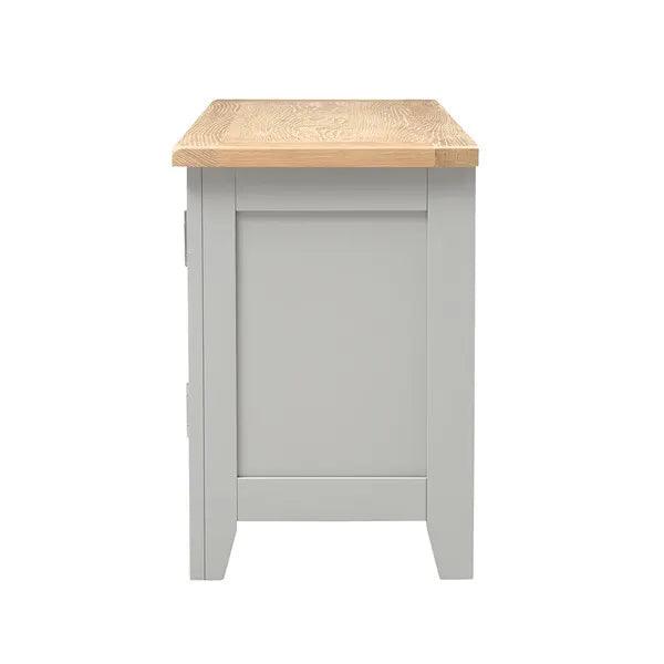 CHESTER DOVE GREY Small TV Stand up to 43" Quality Furniture Clearance Ltd