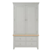 CHESTER DOVE GREY Double Larder Quality Furniture Clearance Ltd