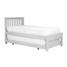 Load image into Gallery viewer, PENSHAM DOVE GREY Guest Bed and Trundle with Two Mattresses Quality Furniture Clearance Ltd
