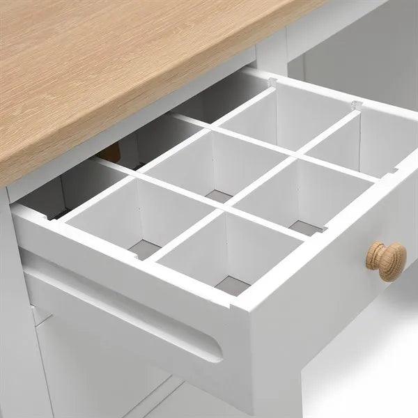 CHESTER PURE WHITE Dressing Table Quality Furniture Clearance Ltd