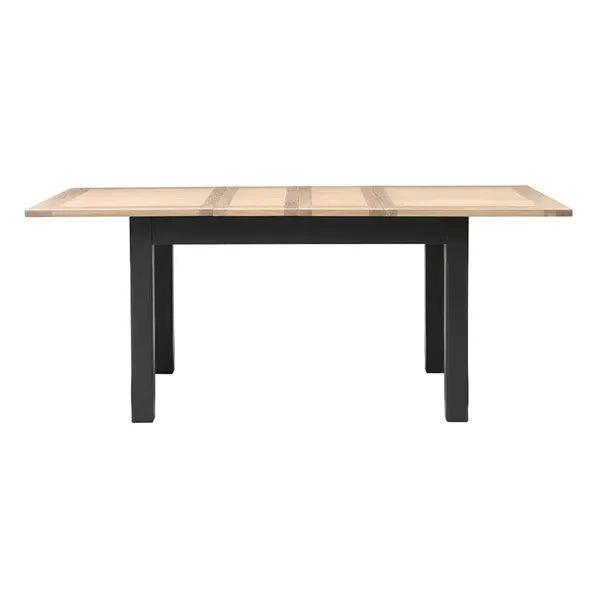 CHESTER CHARCOAL 4-6 Seater Extending Dining Table Quality Furniture Clearance Ltd