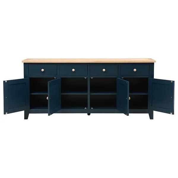 CHESTER MIDNIGHT BLUE Extra Large Sideboard Quality Furniture Clearance Ltd