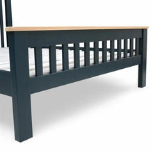 Load image into Gallery viewer, CHESTER MIDNIGHT BLUE 4ft 6&quot; Double Bed Quality Furniture Clearance Ltd
