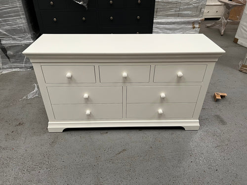 Chantilly Warm White 3 over 4 Drawer Chest furniture delivered