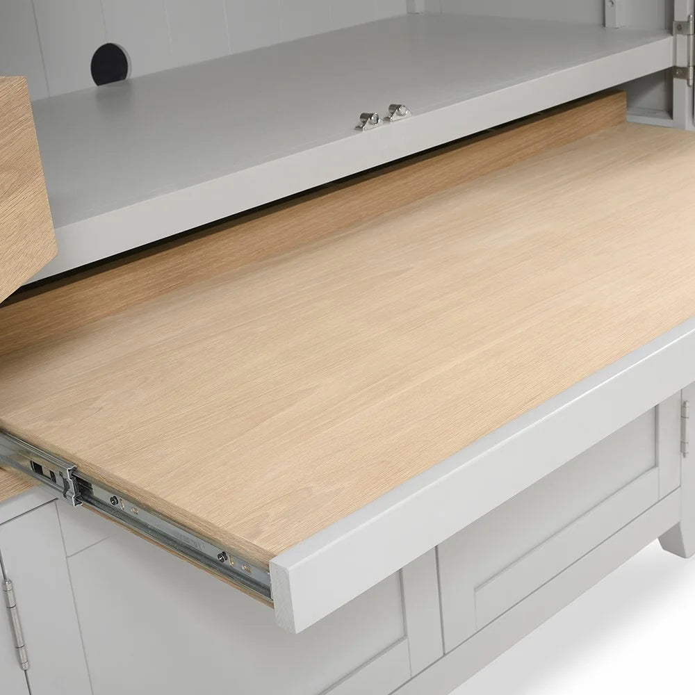 CHESTER DOVE GREY Hideaway Home Office Quality Furniture Clearance Ltd