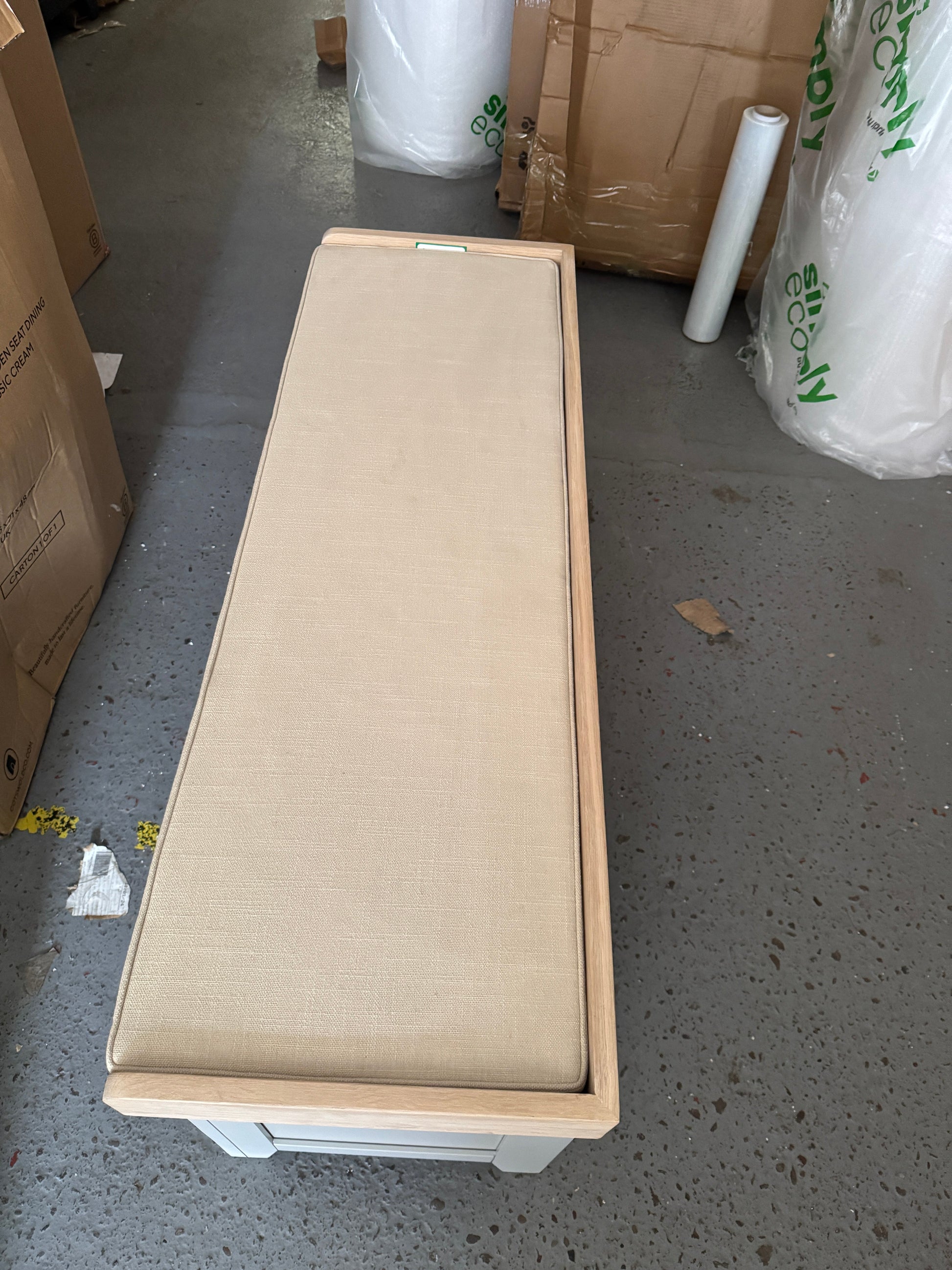 CHESTER DOVE GREY
3 Drawer Shoe Bench Quality Furniture Clearance Ltd