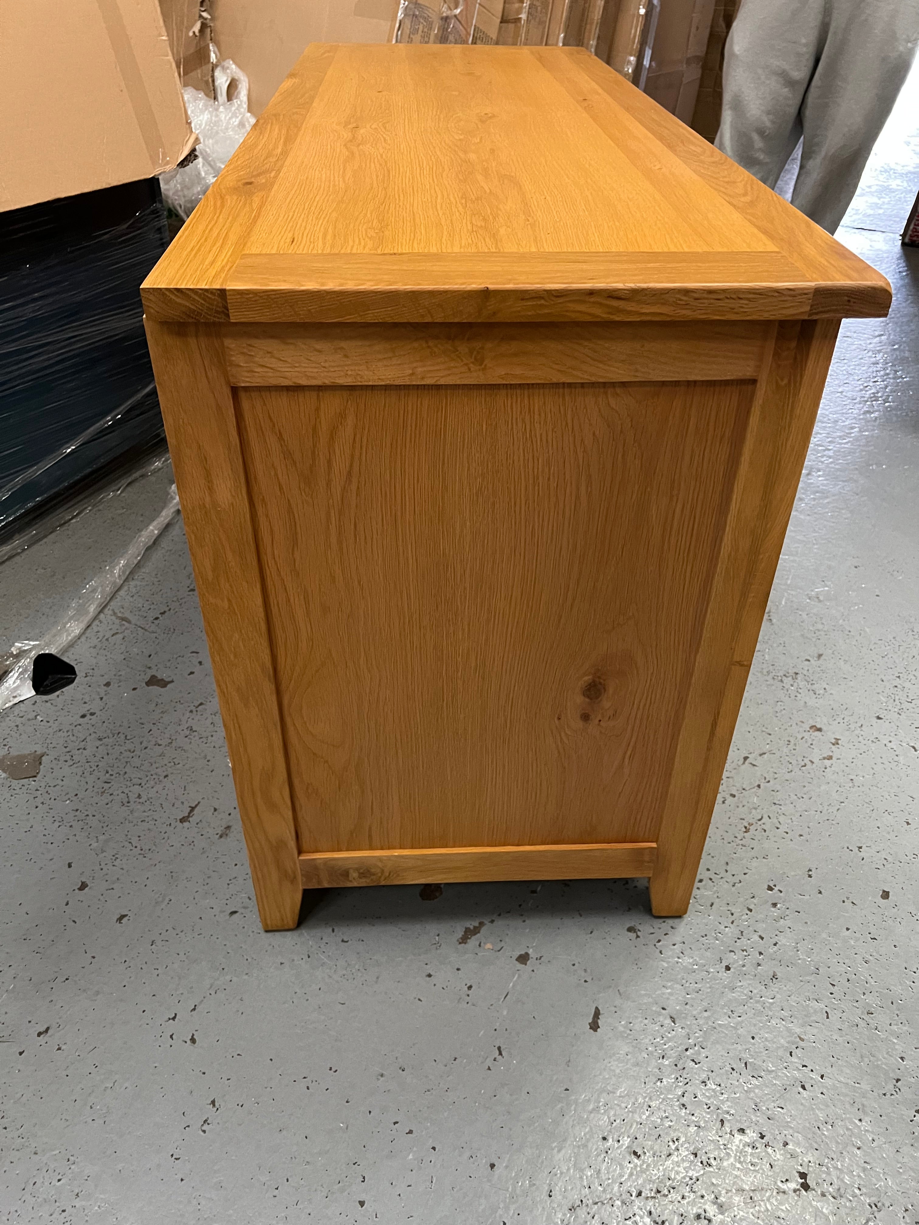 OAKLAND RUSTIC OAK Computer Desk Quality Furniture Clearance Ltd