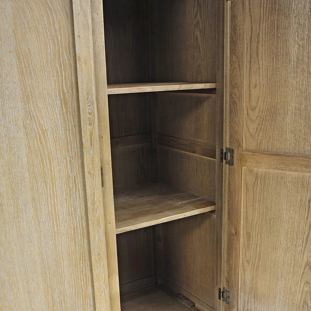 Camille Limewash Oak Triple Wardrobe furniture delivered