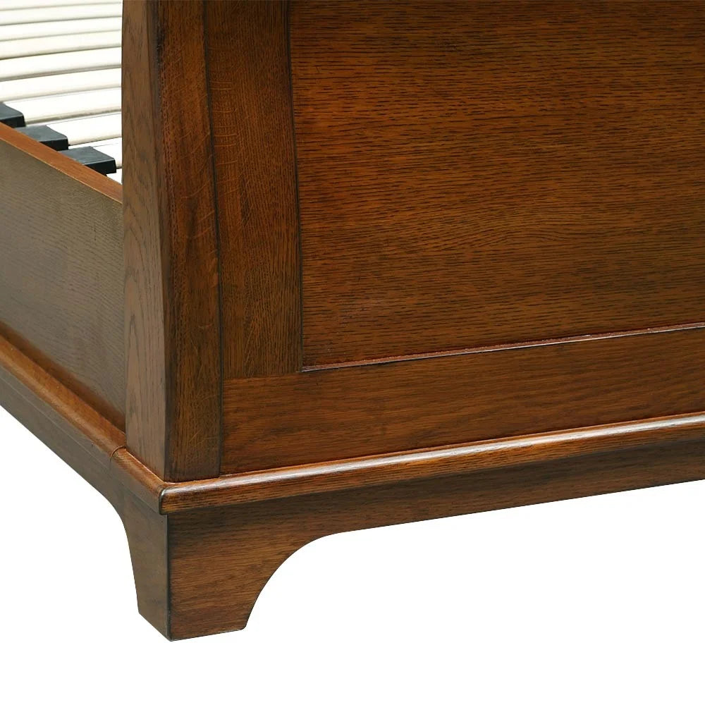 Winchcombe Dark Oak NEW 5ft Kingsize Sleigh Bed Quality Furniture Clearance Ltd