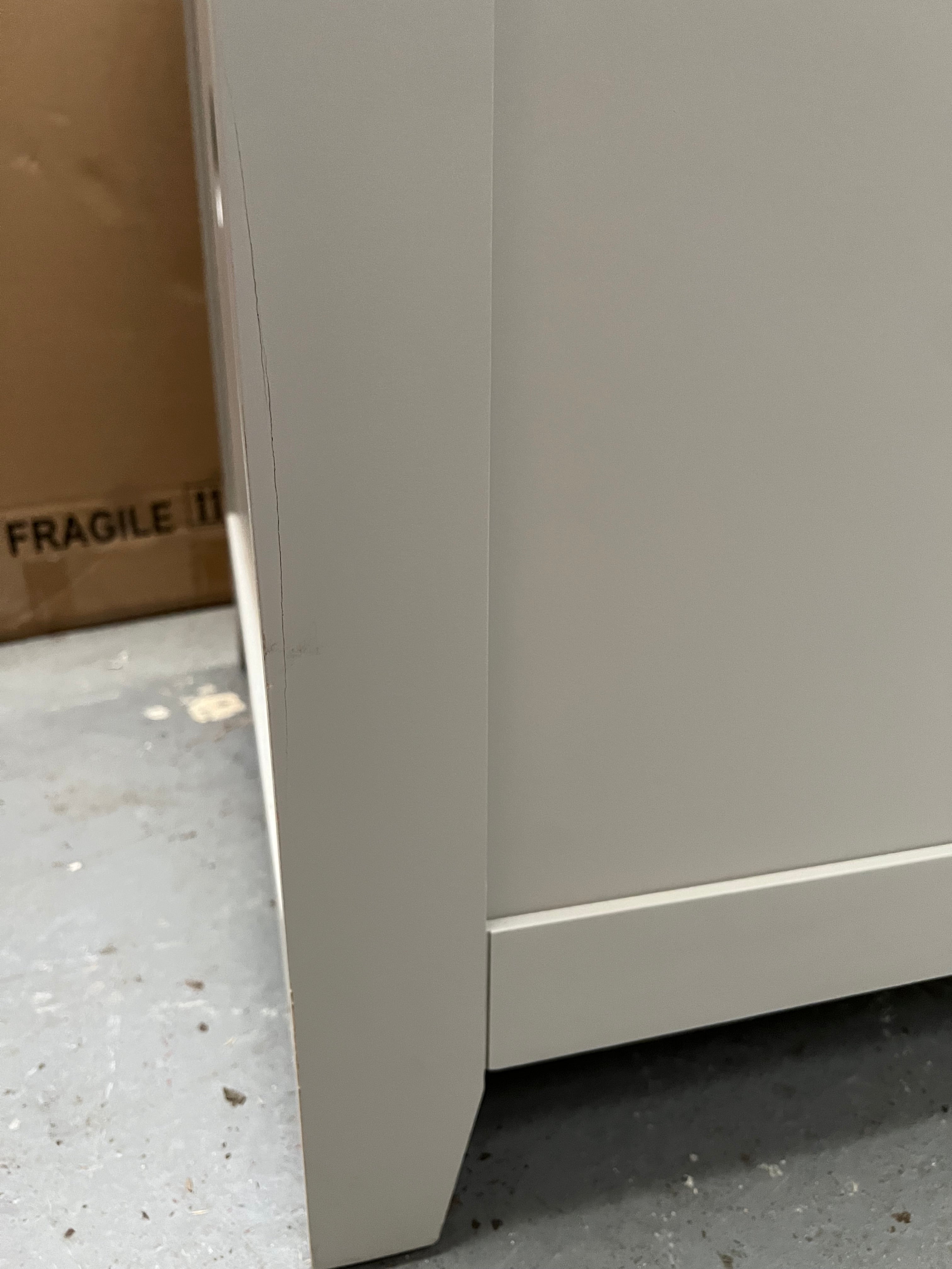 Chester Dove Grey Printer and Paper Storage Quality Furniture Clearance Ltd