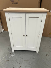 Load image into Gallery viewer, CHESTER PURE WHITE Large Shoe Cupboard Quality Furniture Clearance Ltd
