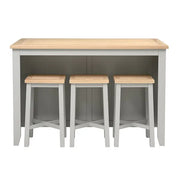 CHESTER DOVE GREY
Breakfast Bar Island and Stools Set Quality Furniture Clearance Ltd