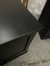 Load image into Gallery viewer, CHANTILLY DUSKY BLACK
Set of 2 Jumbo Bedside Tables - Quality Furniture Clearance Ltd
