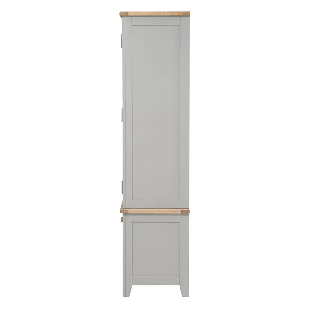 Chester Dove Grey Triple Larder Quality Furniture Clearance Ltd