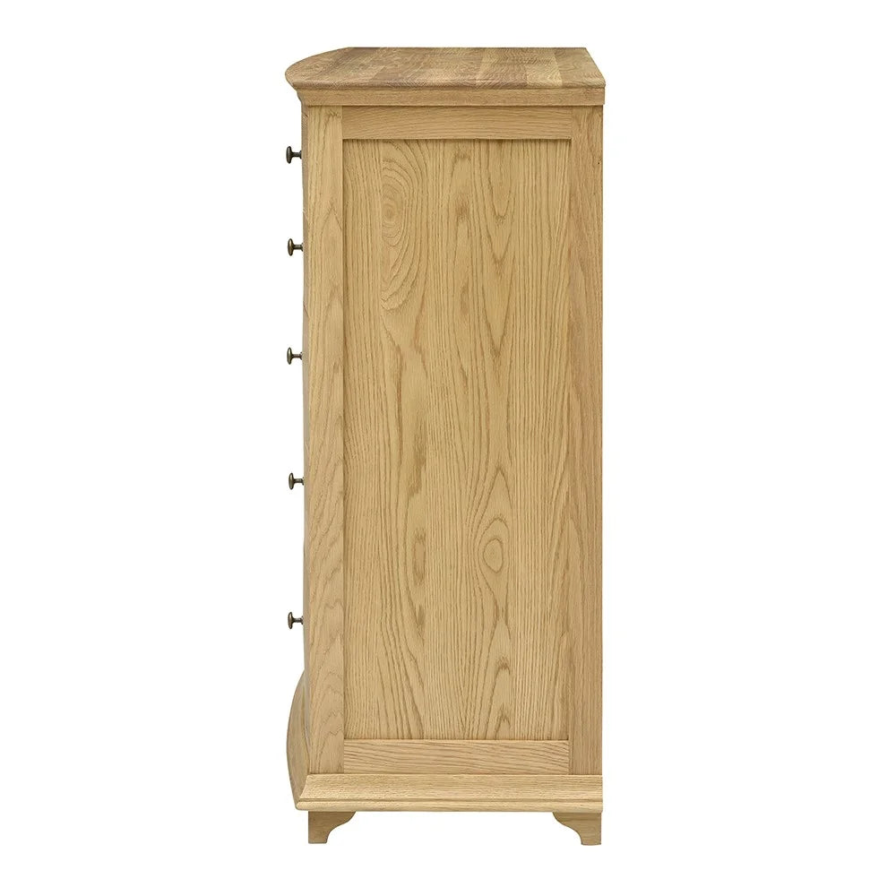 WINCHCOMBE OILED OAK
7 Drawer Chest Quality Furniture Clearance Ltd