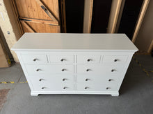 Load image into Gallery viewer, Chantilly Warm White 10 Drawer Chest Quality Furniture Clearance Ltd
