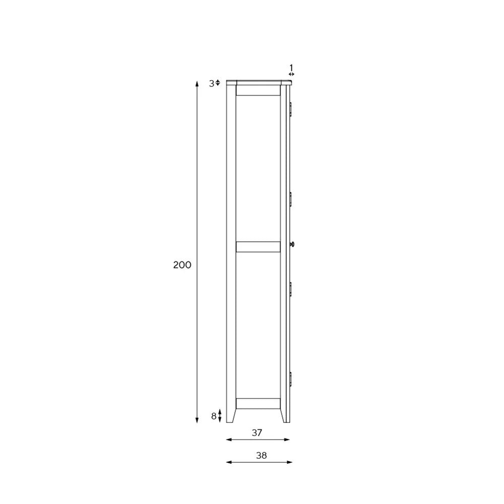 Chester Dove Grey 3 Door Hallway Cloakroom Quality Furniture Clearance Ltd