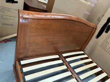 Load image into Gallery viewer, Winchcombe Dark Oak NEW 5ft Kingsize Sleigh Bed Quality Furniture Clearance Ltd
