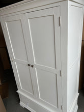 Load image into Gallery viewer, Chantilly warm white double wardrobe. furniture delivered
