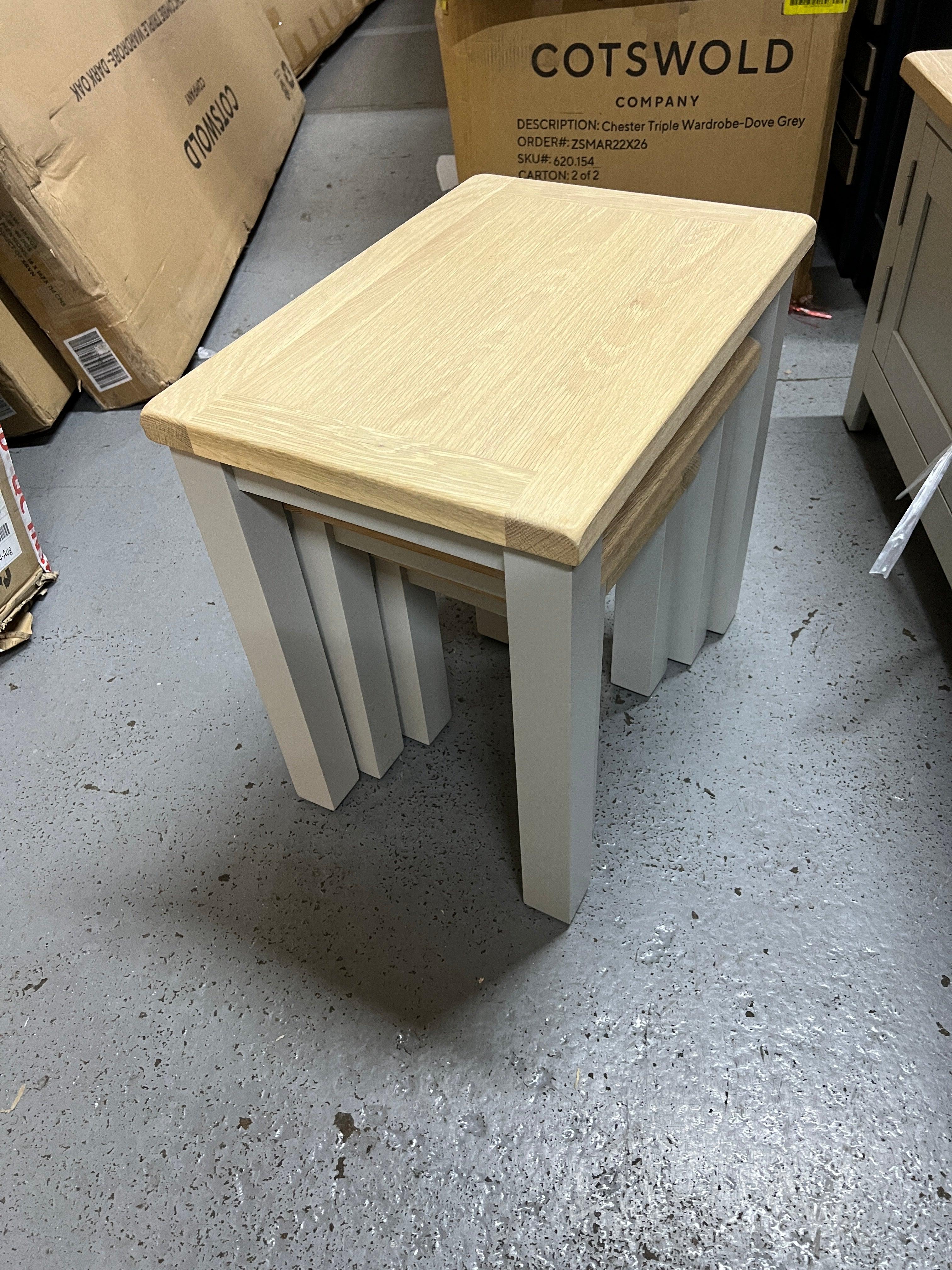CHESTER DOVE GREY
Nest of Tables Quality Furniture Clearance Ltd