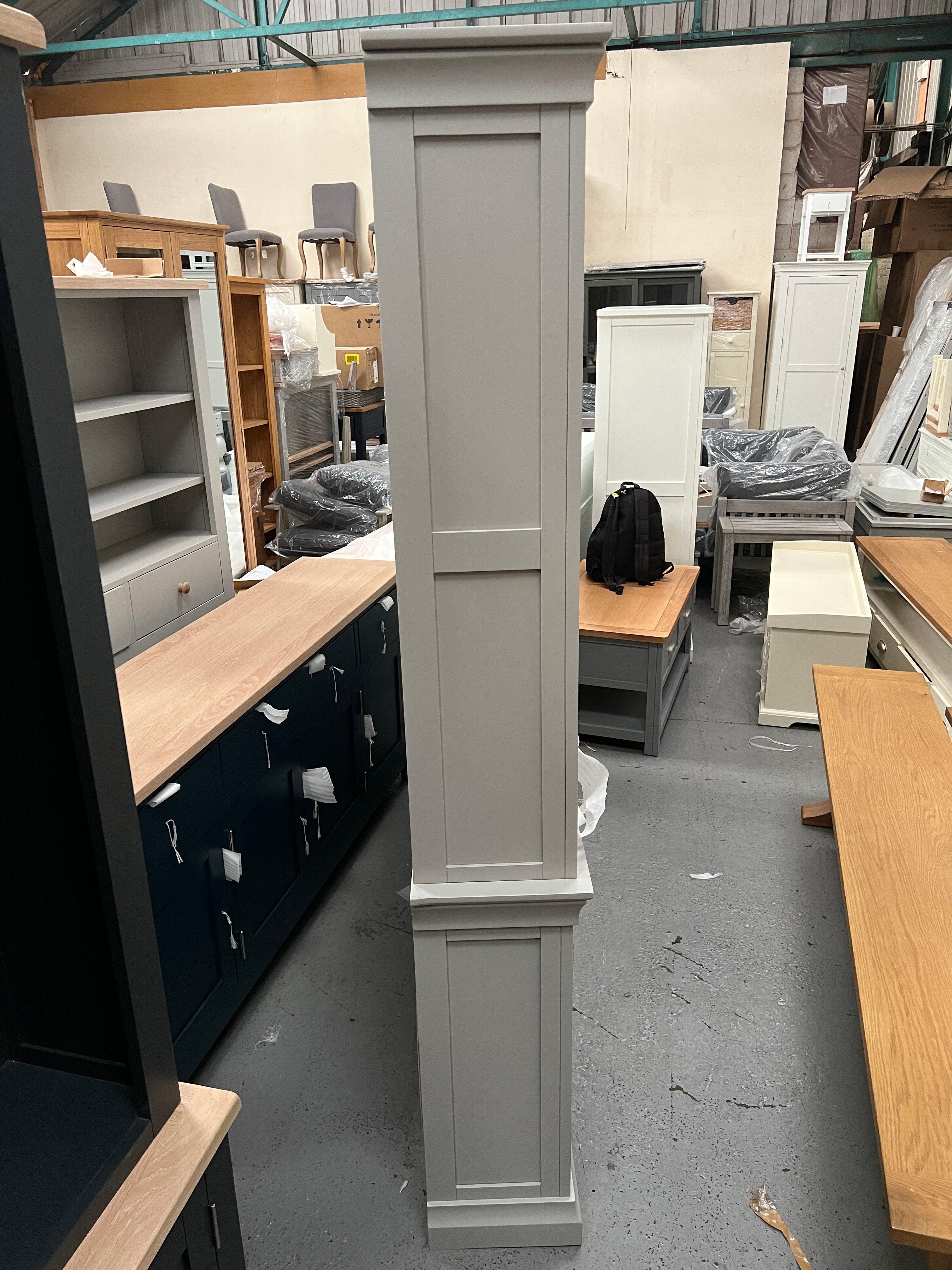 Chantilly Pebble Grey Grand Bookcase furniture delivered