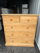 Load image into Gallery viewer, Appleby Light Oak 2 over 3 Chest of Drawers Quality Furniture Clearance Ltd
